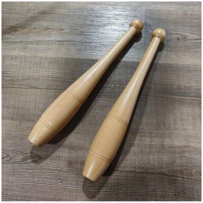 LXLZYXSF Wooden Exercise Club Set, Indian Clubs for Workout Training, Kids Adults Shoulder Strength Trainer, Gym & Home Equipment