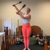 LXLZYXSF Wooden Exercise Club Set, Indian Clubs for Workout Training, Kids Adults Shoulder Strength Trainer, Gym & Home Equipment view 3