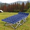 LILYPELLE 2 Pack Folding Camping Cot W/Mattress, 78" L x 32" W x 18" H Cot Bed, Heavy Duty Wide Camping Cot XXL for Adults, Portable Sleeping Cot Bed for Travel Camping/Office, Home Nap view 3