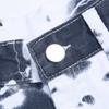 SWJGLITTR Men's Tie Dye Print Denim Jeans Printed Comfort Flex Waist Jeans Casual Skinny Stretch Cowboy Pants (Black,Large) view 2