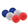 Fizzazzle Outdoor Pickleball Balls 40 Holes -6 Pack Red White and Blue USAPA Standard Pickleballs - 4th of July Pickleball Accessories Set - High Bounce True Flight Independence Day Pickleball view 1