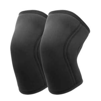Mcolics Knee Sleeves for Men Women (1 Pair), 7mm Compression Knee Braces for Heavy-Lifting Weightlifting Squats Gym Fitness (Black,Large)