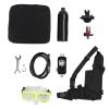 SPYMINNPOO 1L Mini Oxygen Cylinder Portable Diving Kit with Filtration Device, Rustproof, Versatile Diving Set for Various Water Environments (Black), SPYMINNPOO7mtbsge3vu-11 view 2