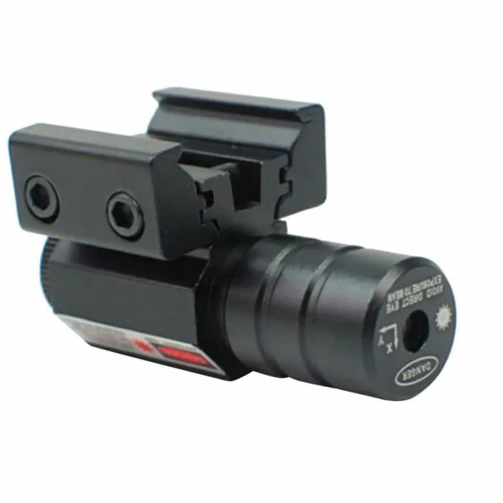 3Skull Compact Tactical Red Laser Sight with Picatinny Weaver Rail Mount - Easy and Bright for 11mm/20mm Rails for Airsoft, Paintball, Hunting, Black