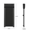 Foldable Walking Pad with Incline, 2 in 1 Folding Treadmill Under Desk Treadmill for Home/Office, Portable Compact Treadmill LED Display view 2