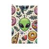 24x16in Golf Towel with Carabiner Clip Alien-Donut-Pizza Golf Cleaning Towel view 1