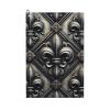 Augenstern 24x16in Golf Towel with Carabiner Clip Fleur-De-Lis-Black Golf Cleaning Towel view 1