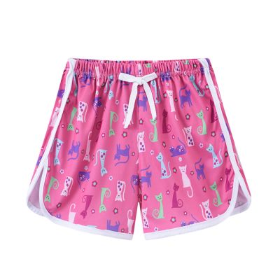 Ikevan Toddler Boys Girls Active Shorts Quick Dry Gym Workout Shorts Girls Boys Running Shorts Kids (Hot Pink, 2 Year)