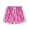 Ikevan Toddler Boys Girls Active Shorts Quick Dry Gym Workout Shorts Girls Boys Running Shorts Kids (Hot Pink, 2 Year) view 1