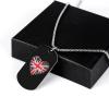 British Flag in Heart Shape Necklace Memorial Necklace Creative Photo Necklace Custom Picture Pendant Jewelry for Men Women Gifts view 4