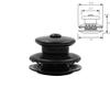 6 Sets QD Yacht Round Shape Brass Fabric to Fabric Fastener Lower Parts and Upper Parts for Marine Boat Cover Fastern Lock Black view 3