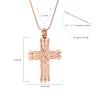 AIWENXI Cross Cremation Jewelry Tree of Life Ashes Necklaces for Men Women Stainless Steel Memorial Urn Necklaces Pendant for Human/Pet Ash Keepsakes Jewelry view 2