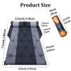 SUZEPER Self-Inflating Car Air Mattress, Portable Car Automatic Air Bed, Outdoor Camping Sleeping Mat SUV Air Mattress with Pillow,Car Bed, Car Sleeping Pad SUV Mattress for Travel, Orange view 2