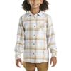 Carhartt Girls' Long-Sleeve Flannel Plaid Shirt w/Pocket, Lavender Purple Plaid, XL(14) view 1