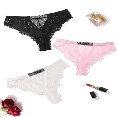 Avidlove Women Sexy Panties Lace Cheeky Panty Rhinestone Bikini Underwear 1-4 Pack