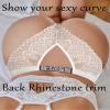 Avidlove Women Sexy Panties Lace Cheeky Panty Rhinestone Bikini Underwear 1-4 Pack view 3