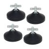 Aymzbd 4Pcs Table Leveling Feet Table Foot Part Furniture Air Hockey Table Foot Mats Accessories Billiard Pool Table Leveling Riser view 1