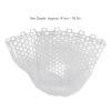 Tyenaza Fly Fishing Landing Net, Fly Fishing Net Foldable Collapsible Fish Landing Bag 47cm Depth Rubber for Replacement(White) view 2