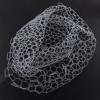 Tyenaza Fly Fishing Landing Net, Fly Fishing Net Foldable Collapsible Fish Landing Bag 47cm Depth Rubber for Replacement(White) view 3