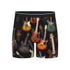 ZLYYXY Men'S Long Leg Boxers Brief Novelty Underwear Comfort Fit Moisture Wicking Breathable Guitars view 1