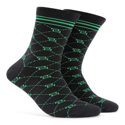 Forony Mens Dress Socks Size 9-11 9-12 10-13 Green Socks Cotton Business Prom Suit Groomsman Wedding St Patricks Day