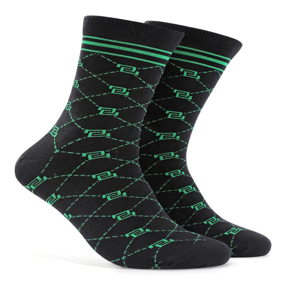 Forony Mens Dress Socks Size 9-11 9-12 10-13 Green Socks Cotton Business Prom Suit Groomsman Wedding St Patricks Day