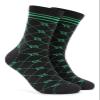 Forony Mens Dress Socks Size 9-11 9-12 10-13 Green Socks Cotton Business Prom Suit Groomsman Wedding St Patricks Day view 1