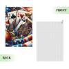 Augenstern 24x16in Golf Towel with Carabiner Clip American-Poker-Card Golf Cleaning Towel view 2