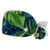 2 Packed Leaves Plant Scrub caps Women Ponytail Scrub Cap Scrub caps Surgical Women for Home