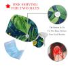 2 Packed Leaves Plant Scrub caps Women Ponytail Scrub Cap Scrub caps Surgical Women for Home view 3