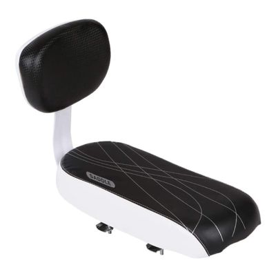Grtheenumb Back Seat Accessories Set Black Safety PU Leather Soft Cushion Armrest Footrest with Back Rest for Girl Woman Child, Back Seat Accessory, standard