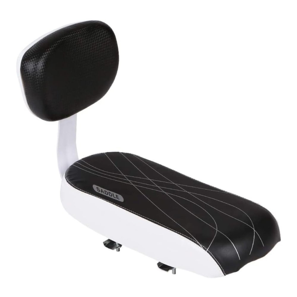 Grtheenumb Back Seat Accessories Set Black Safety PU Leather Soft Cushion Armrest Footrest with Back Rest for Girl Woman Child, Back Seat Accessory, standard