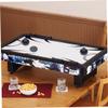 Ball Header Air Hockey Pucks Air Hockey Replacement Set Ice Hockey Pushers Pucks Paddles Table FaGeNAZHPOit Game Black view 4