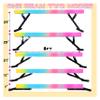 FC FUNCHEER Adjustable balane Beam for Kids - 8FT Gymnastics Beam - high and Low Floor Beam for All Gymnastic Levels-Professional Gymnastic Equipment for Home and Gym Center (Warm Rainbow, 7"-29") view 3