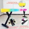 FC FUNCHEER Adjustable balane Beam for Kids - 8FT Gymnastics Beam - high and Low Floor Beam for All Gymnastic Levels-Professional Gymnastic Equipment for Home and Gym Center (Warm Rainbow, 7"-29") view 4