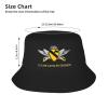 Joisbs First Air Cavalry Division Air Cav Summer Style Essential: Double-Layer Fisherman Hat for Sun Protection and Fashion! Black view 4