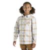Carhartt Girls' Long-Sleeve Flannel Plaid Shirt w/Pocket, Lavender Purple Plaid, 6 view 3