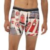 ZLYYXY Men'S Long Leg Boxers Brief Novelty Underwear Comfort Fit Moisture Wicking Breathable England Symbols view 2