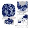 2 Packed Ginkgo Leaves Scrub caps Women Dental Scrub caps Nurse Scrub Cap for Chef view 4