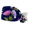 2 Packed Morning Glory Flower Scrub caps Women Scrub caps Women Ponytail Surgical Bouffant caps for Women for Home view 1