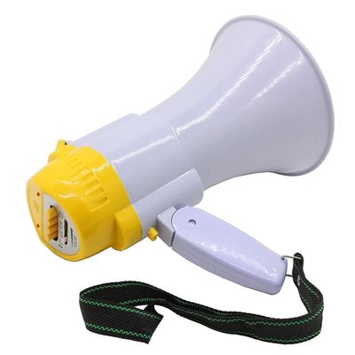 KYUSAR Handheld Megaphones Bullhorn Handheld Megaphone Bullhorn Bullhorn Speaker Portable Speaker with Volume Control and Voice Recorder Megaphones Megaphone Speaker