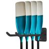 Antidious Kayak Paddles Storage Rack, Garage Metal Oars holder for up to 6 paddles Storage with Non-scratch Grip