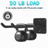 Antidious Kayak Paddles Storage Rack, Garage Metal Oars holder for up to 6 paddles Storage with Non-scratch Grip view 3