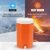4 gal Deep Freeze Cooler, Insulated Drink Cooler- 48H Cold Insulation, 12H Warm Insulation, Portable Sports Cooler Water Beverage Dispenser for Beach, Picnic, Camping, Tailgating, Groceries, Boating view 2