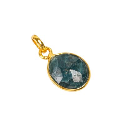 HIMALYA QUARTZ Rose Cut Gemstone Pendant Moss Agate Stone Jewelry 925 Silver Pendant Handmade Gift for Her RCP284