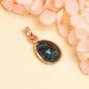 HIMALYA QUARTZ Rose Cut Gemstone Pendant Moss Agate Stone Jewelry 925 Silver Pendant Handmade Gift for Her RCP284 view 4