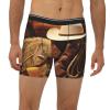 ZLYYXY Men'S Long Leg Boxers Brief Novelty Underwear Comfort Fit Moisture Wicking Breathable Cowboy Black Hat Western Boots, Medium view 4