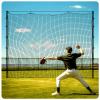 Hittop Baseball Softball Backstop Nets,Sports Net with 33ft Rope,Nylon Netting Barrier Over 22 Size for Backyard,Garage, Basement. view 2