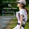 AONIJIE Running Hydration Vest Backpack 5L Marathon Race Cycling Hiking Climbing Trail Running Essentials for Women Men (Pink) view 3