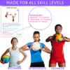 OVANTO Volleyball Training Equipment Aid Cards, Solo Volleyball Rebounder Drills for Kids & Adults to Practice Anywhere.Volleyball Stuff Cards to Masterfully Set, Pass, Serve, Spike & Block view 4